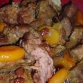 Tajine de veau aux abricots, raisins et cumin,[...]