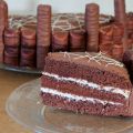 Gâteau au chocolat, crème de coco
