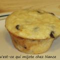 Muffins aux pépites de chocolat et crème sûre
