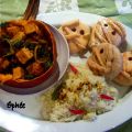 Curry de tofu, citrouille et kale