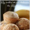 ~Muffins santé aux bananes et aux dattes~