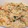 pâtes sauce aux chanterelles d'automne