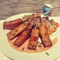 Brochettes de tofu fumée à l'érable