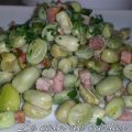 Fèves aux lardons