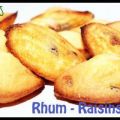 Madeleines rhum-raisins, Recette Ptitchef