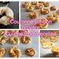 couronne feuilletée jambon gruyère