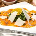 Carpaccio de saumon fumé