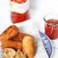 Croquettes de pommes de terre au chou, lardons[...]