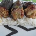 Rouleaux de courgettes farcies