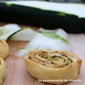 Roulés farcis à la tranche de courgette