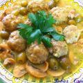 Tajine de Boulettes aux Olives et Champignons