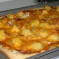 Une pizza originale, mais un petit délice:[...]