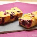 Petits cakes aux myrtilles et à la pâte d’amande