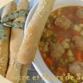 Soupe aux boulettes de viande