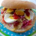 Sandwich salade thon et œuf