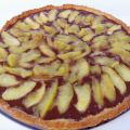 Tarte aux pommes, crème carambar