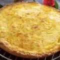 Tarte au caillé de vache à la mangue