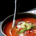 Soupe glacée de tomates et poivron, Recette[...]