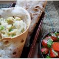 Burritos au thon et salsa à la tomate