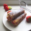 Pain perdu roulé aux fraises. [Battle Food #44]