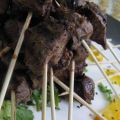 brochettes de boeuf à l'orange