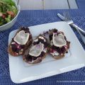 Tartines de betteraves au chèvre +