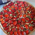 Tarte aux fraises sans gluten et sans lait