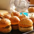 Mini hamburger au cheddar, Recette Ptitchef