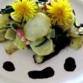 Salade de pissenlits au lard à l'ardennaise