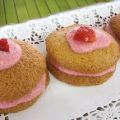 Whoopie pies aux fraises