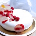 L'Ivoire { Entremets citron vert, framboise,[...]