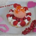 Surprise de la saint valentin aux framboises,[...]