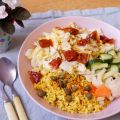 Assiette composée vegan : salade de chou[...]