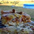 Quiche rustique tomate, origan...