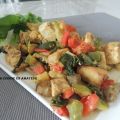 Poulet et légumes mijotés au four