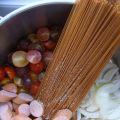 One Pan Pasta au saucisses de Francfort et[...]