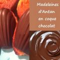 Madeleines d'antan en robe de chocolat