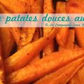 Frites de patates douces au four