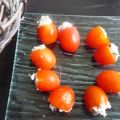 Tomates cerises farcies au fromage frais