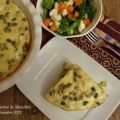 Quiche sans croûte aux courgettes et au chèvre +