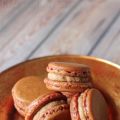 Macarons ganache montée au praliné