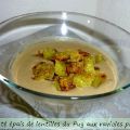 Velouté épais aux lentilles du Puy aux ravioles[...]