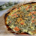 Tarte fine à la patate douce, saumon fumé et[...]
