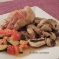 Roulés d'escalope au bacon et Porto