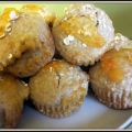 Muffins au gruau et aux abricots