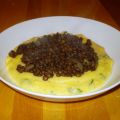 Lentilles au romarin sur polenta crémeuse au[...]