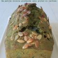 Green cake salé aux épinards, poivrons, graines[...]