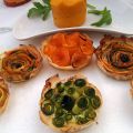 Tartes - estivales de courgettes et de carottes
