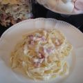 Tagliatelles à la carbonara