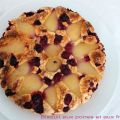 Biscuit aux poires et aux framboises (sans gras)